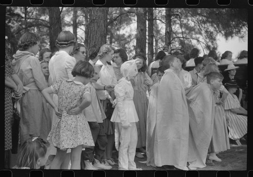 At the May Day pageant in Siloam, Greene County, Georgia