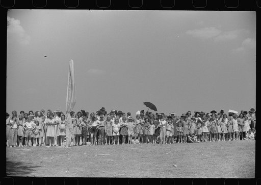 At the May Day pageant in Siloam, Greene County, Georgia