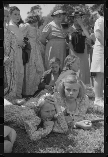 At the May Day pageant in Siloam, Greene County, Georgia