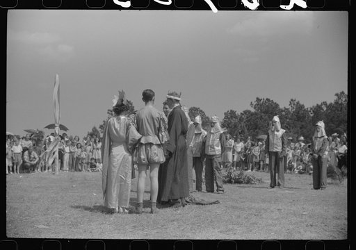 Untitled photo, possibly related to: At the May Day pageant in Siloam, Greene County, Georgia