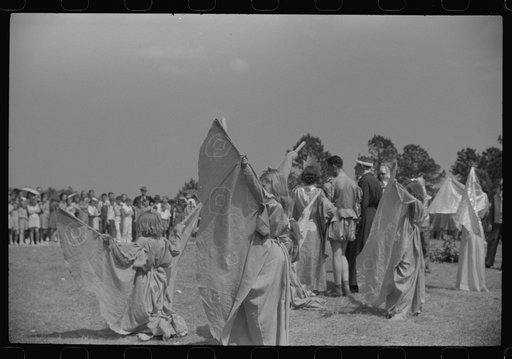 Untitled photo, possibly related to: At the May Day pageant in Siloam, Greene County, Georgia