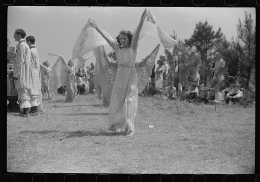 At the May Day pageant in Siloam, Greene County, Georgia