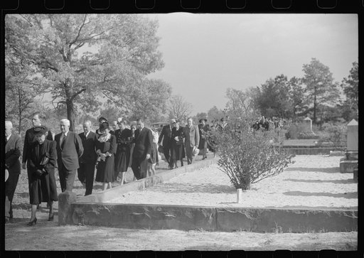 Untitled photo, possibly related to: At a funeral of a member of an old Greene County family, the Boswells, Georgia