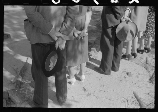 At a funeral of a member of an old Greene County family, the Boswells, Georgia