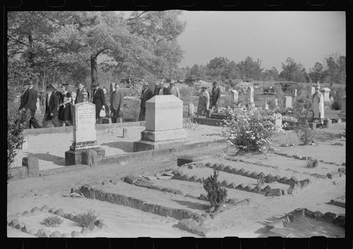 Untitled photo, possibly related to: At a funeral of a member of an old Greene County family, the Boswells, Georgia