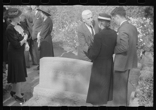 At a funeral of a member of an old Greene County family, the Boswells, Georgia