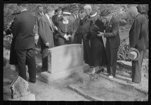 At a funeral of a member of an old Greene County family, the Boswells, Georgia