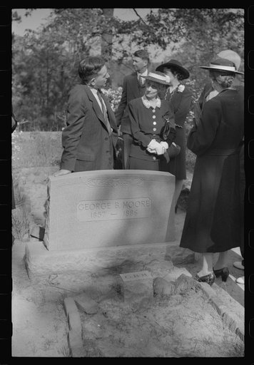 Untitled photo, possibly related to: At a funeral of a member of an old Greene County family, the Boswells, Georgia