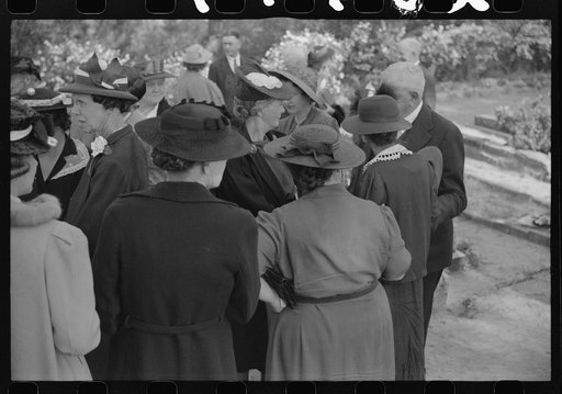 At a funeral of a member of an old Greene County family, the Boswells, Georgia