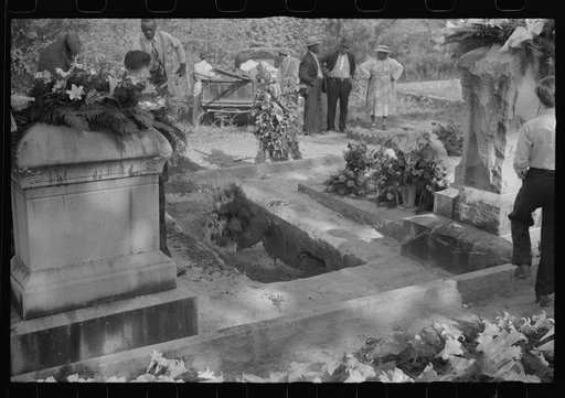 Untitled photo, possibly related to: At a funeral of a member of an old Greene County family, the Boswells, Georgia