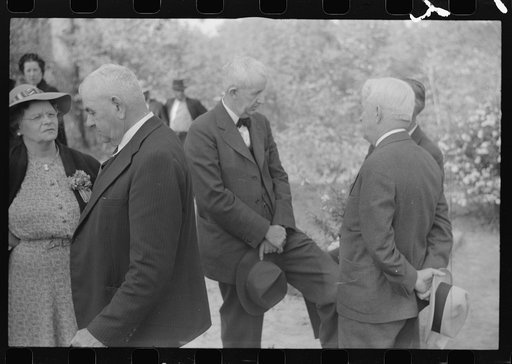At a funeral of a member of an old Greene County family, the Boswells, Georgia
