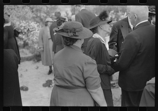Untitled photo, possibly related to: At a funeral of a member of an old Greene County family, the Boswells, Georgia