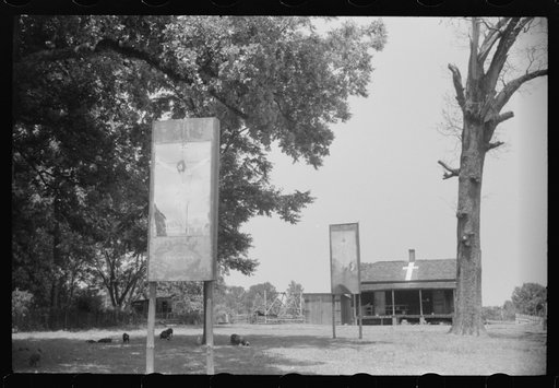 A religious arbor in Eutaw, Alabama
