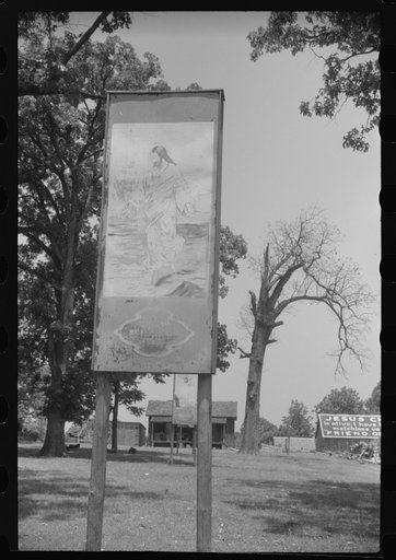 A religious arbor in Eutaw, Alabama