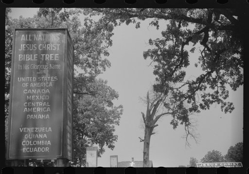 Untitled photo, possibly related to: A religious arbor in Eutaw, Alabama