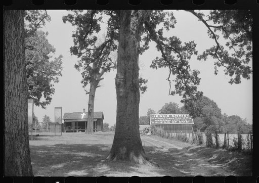 A religious arbor in Eutaw, Alabama