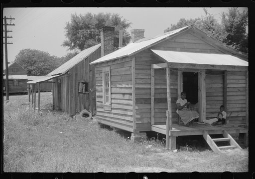 Untitled photo, possibly related to: Houses in the Negro section of Eutaw, Alabama