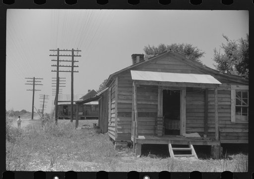 Untitled photo, possibly related to: Houses in the Negro section of Eutaw, Alabama