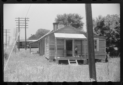 Untitled photo, possibly related to: Houses in the Negro section of Eutaw, Alabama