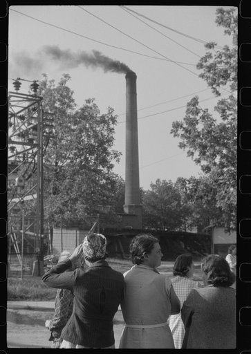 Untitled photo, possibly related to: Pickets outside a textile mill in Greensboro, Greene County, Georgia