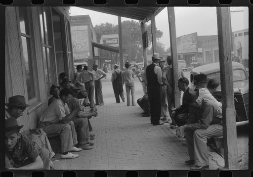 Untitled photo, possibly related to: Along the main street of Childersburg, Alabama