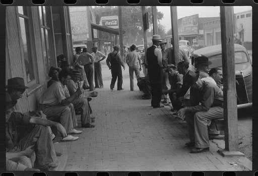 Untitled photo, possibly related to: Along the main street of Childersburg, Alabama