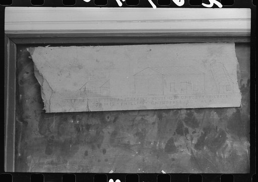 Sign on bulletin board of the post office in Childersburg, Alabama