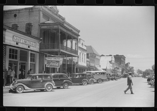 Main street of Greensboro, Alabama