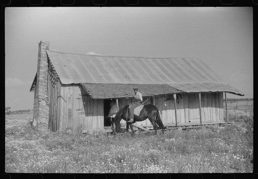 At a Negro farmhouse near Greensboro, Alabama