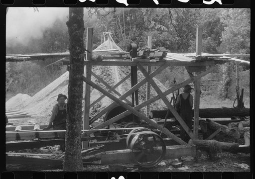 A small mill works in southern Greene County, Georgia