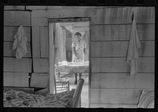 Untitled photo, possibly related to: Daughter of a Negro FSA (Farm Security Administration) client, Greensboro, Greene County, Georgia