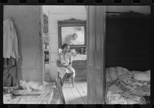 Untitled photo, possibly related to: Daughter of a Negro FSA (Farm Security Administration) client, Greensboro, Greene County, Georgia