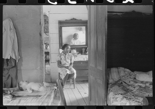 Untitled photo, possibly related to: Daughter of a Negro FSA (Farm Security Administration) client, Greensboro, Greene County, Georgia