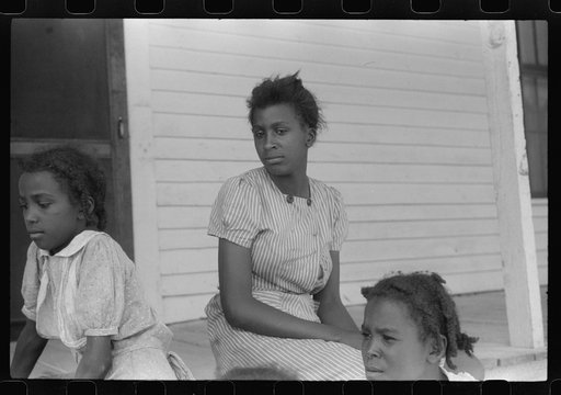 Untitled photo, possibly related to: Some of the children of Mr. Buck Grant, Negro preacher near Woodville, Greene County, Georgia