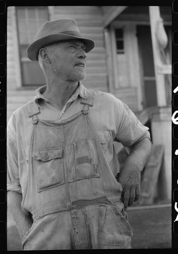 Untitled photo, possibly related to: Mr. E.A. Marcus, FSA (Farm Security Administration) borrower in Woodville, Greene County, Georgia