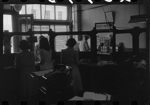 Untitled photo, possibly related to: In the bank in Greensboro, Greene County, Georgia