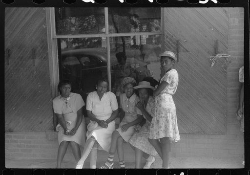 In the bank in Greensboro, Greene County, Georgia