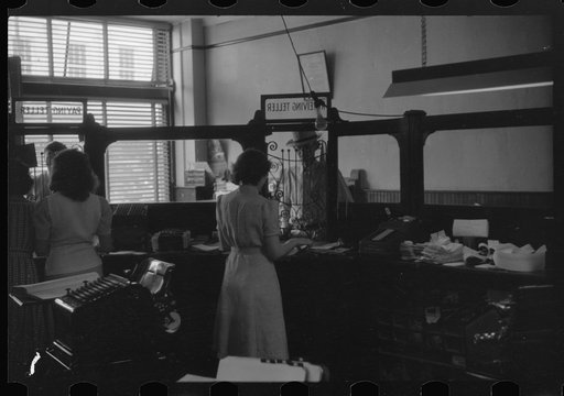 Untitled photo, possibly related to: In the bank in Greensboro, Greene County, Georgia