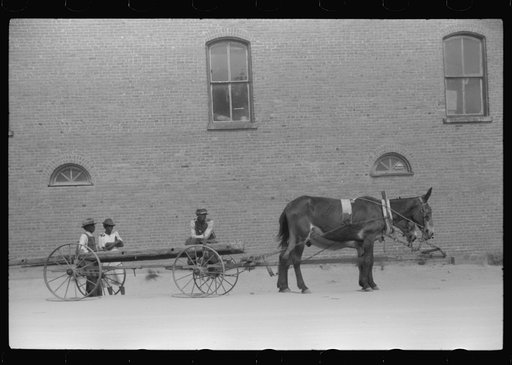 Street scene, Woodville, Greene County, Georgia