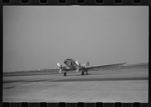 Untitled photo, possibly related to: Washington, D.C. A plane arriving at municipal airport