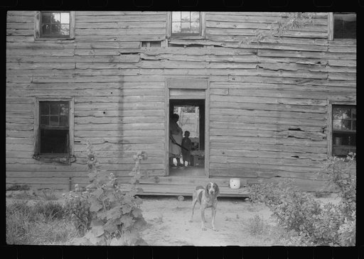 Untitled photo, possibly related to: The family of Russell Tombs moving out of their home which is in the area being taken over by the army in Caroline County, Virginia