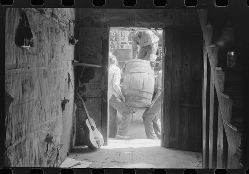 The family of Russell Tombs moving out of their home which is being taken over by the army in Caroline County, Virginia