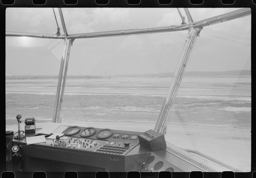 Untitled photo, possibly related to: View from inside the control tower at the municipal airport, in Washington, D.C.