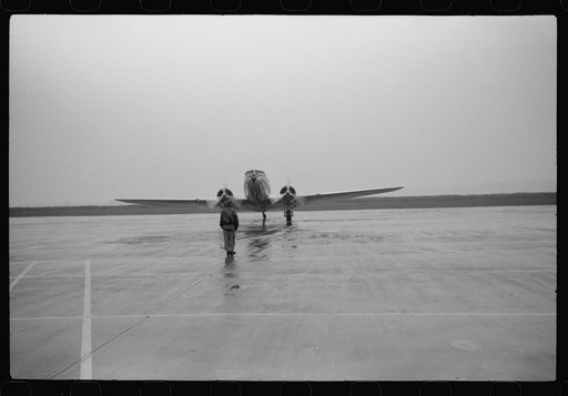 Untitled photo, possibly related to: A plane coming in at municipal airport in Washington D.C.
