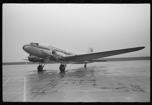 Untitled photo, possibly related to: A plane taxiing off to the main runway at the municipal airport, in Washington, D.C.