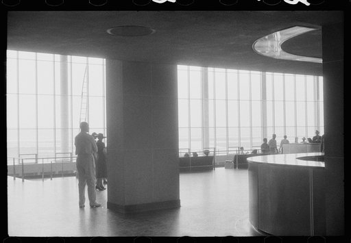 Untitled photo, possibly related to: In the main waiting room at the municipal airport in Washington, D.C.