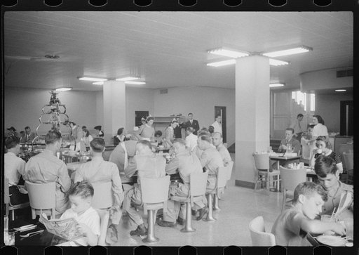 Untitled photo, possibly related to: In the cafe at the municipal airport in Washington, D.C.