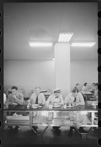 Untitled photo, possibly related to: In the cafe at the municipal airport in Washington, D.C.