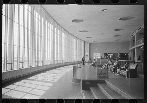 Untitled photo, possibly related to: In the main waiting room at the municipal airport in Washington, D.C.