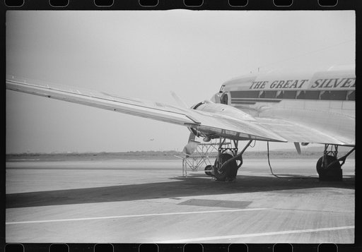 A plane on the field at the municipal airport in Washington, D.C.